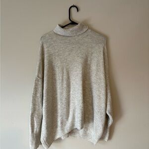 Vince Camuto Light Gray Turtleneck Sweater